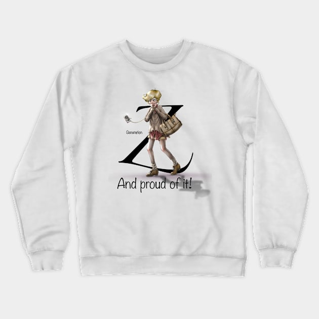 Generation Z Crewneck Sweatshirt by LadyKikki